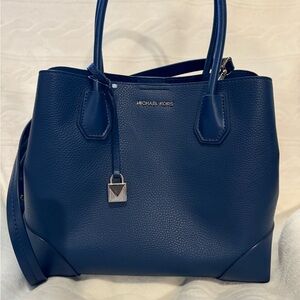 Michael Kors Mercer Gallery Tote/Dark denim